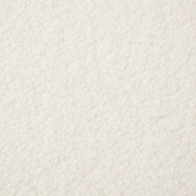 Fauteuil d'appoint en velours blanc 37,8 avec support lombaire