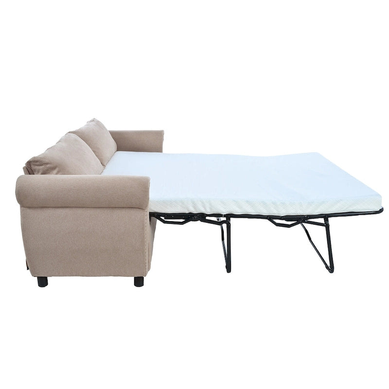 Canapé-lit convertible 80,7 avec matelas en mousse