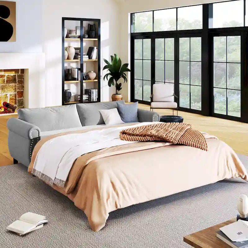 Canapé-lit convertible 80,7 avec matelas en mousse