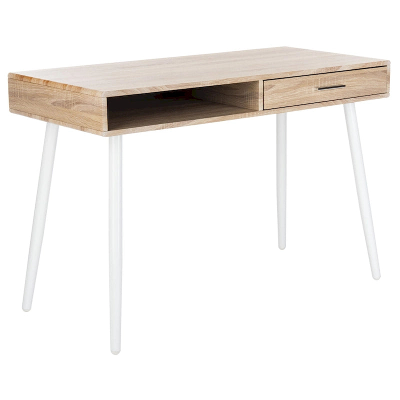 Bureau Mid-Century Moderne avec 1 tiroir et 1 étagère