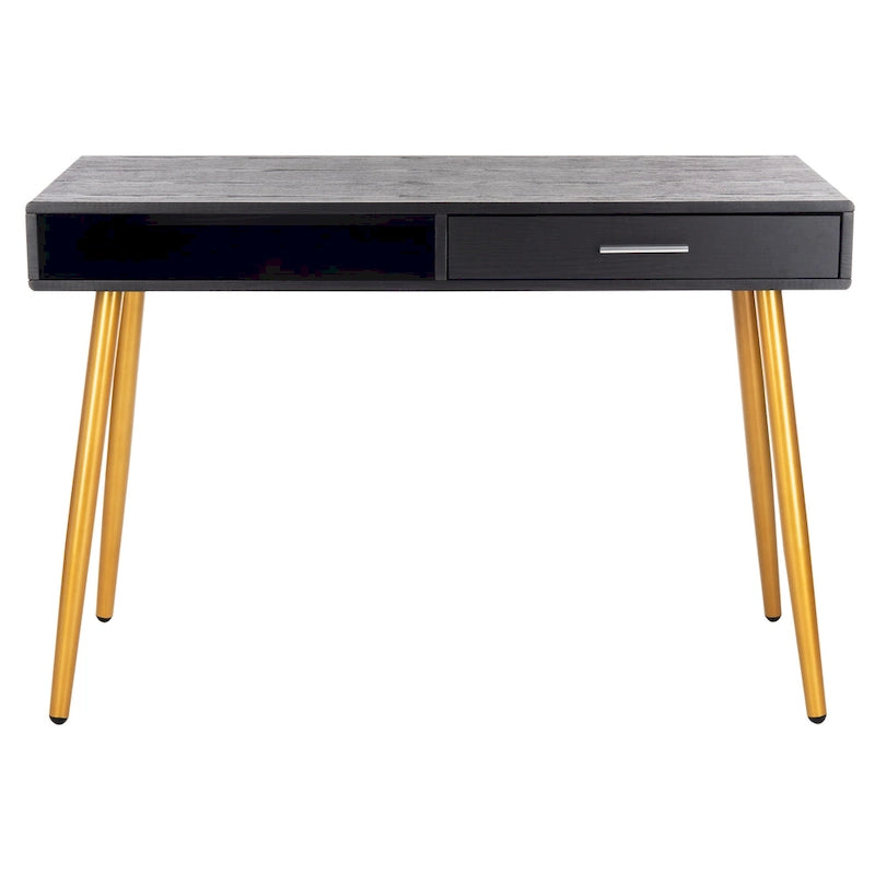 Bureau Mid-Century Moderne avec 1 tiroir et 1 étagère