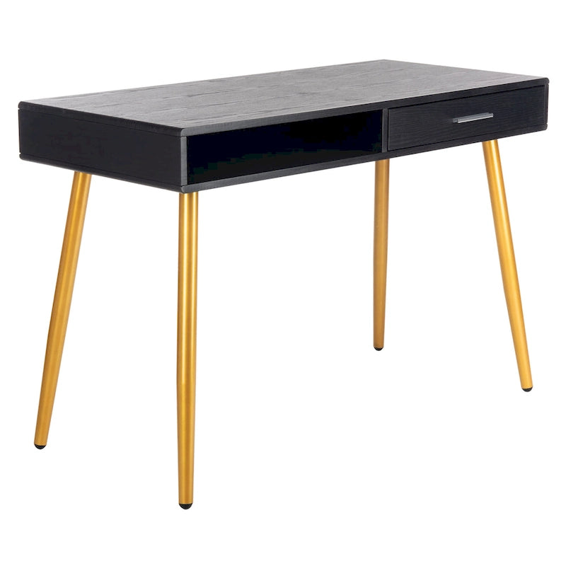 Bureau Mid-Century Moderne avec 1 tiroir et 1 étagère