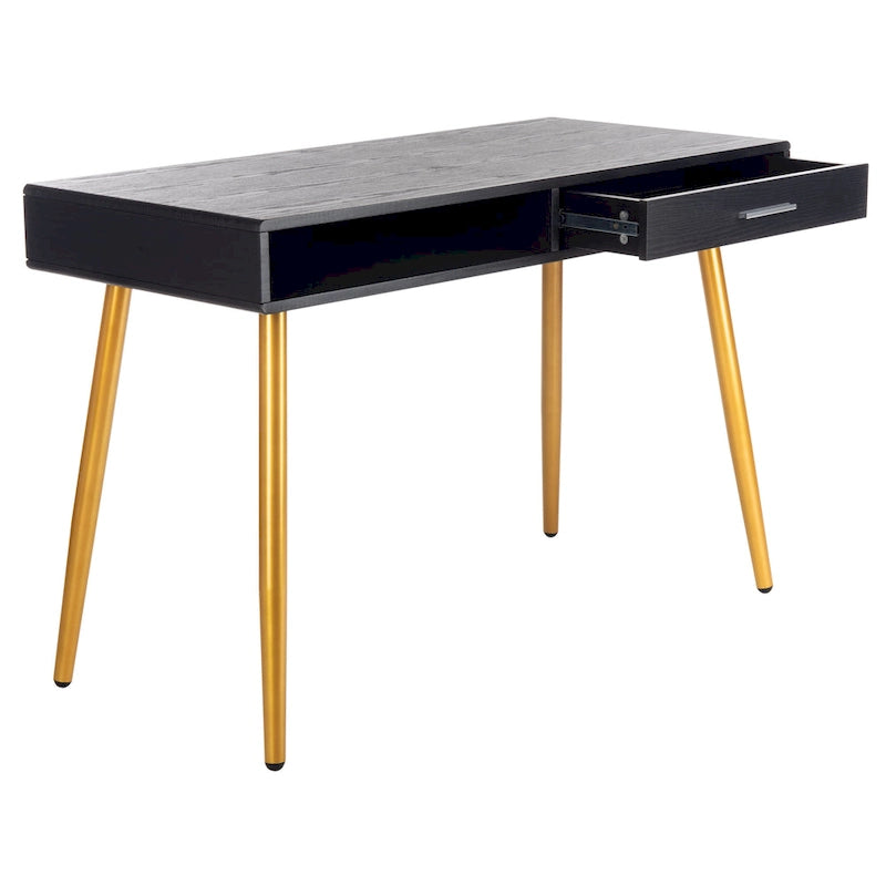 Bureau Mid-Century Moderne avec 1 tiroir et 1 étagère