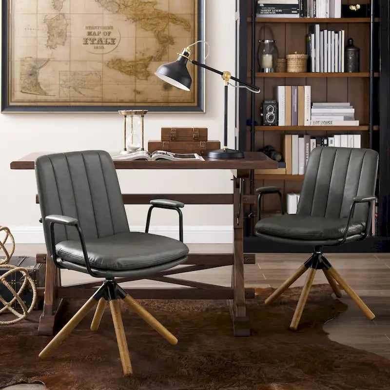Chaises de bureau pivotantes milieu de siècle