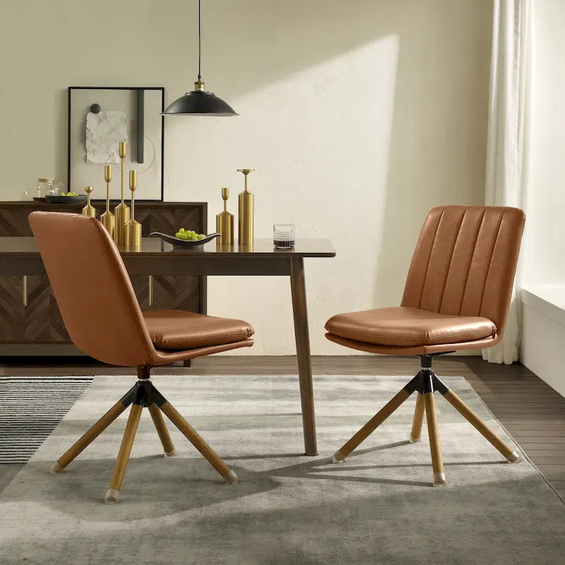 Chaises de bureau pivotantes milieu de siècle