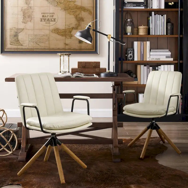 Chaises de bureau pivotantes milieu de siècle