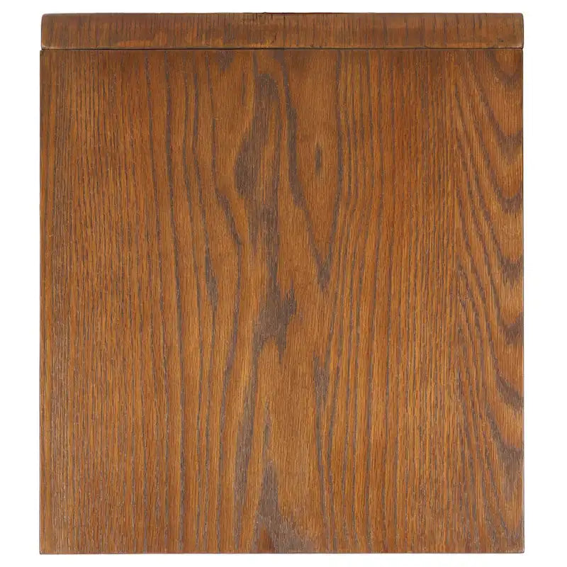 Table d'appoint en forme de C en placage de chêne
