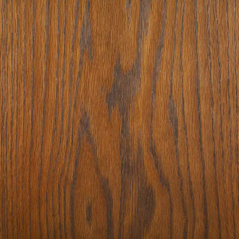 Table d'appoint en forme de C en placage de chêne